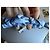Autre Marque Sister Jane Cerchietto Lotte Ruched Bow - Cornflower Blue Blu chiaro - vista 3