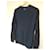 Autre Marque Jules marineblauer Baumwollpullover mit Ellbogen-Patches Dunkelblau - Ansicht 10