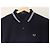 Polo Fred Perry Nero con Bordi Bianchi - vista 5