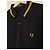 Polo Fred Perry Slim Fit - Nero e Giallo - vista 6