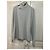 Autre Marque Sisley Top maniche lunghe azzurro collo alto Blu chiaro - vista 5