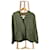 Yves Saint Laurent Rive Gauche Veste en Tweed Vert et Noir  - vue 1