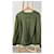Yves Saint Laurent Rive Gauche Veste en Tweed Vert et Noir  - vue 4