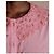 SéZane Blusa de Algodón Rosa con Cuello de Encaje - vista 7