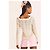 LoveShackFancy Strickcardigan mit Blumenstickerei Pink Beige Roh - Ansicht 9