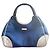 Borsa a mano Gucci in denim e pelle Bianco Blu
