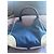 Borsa a mano Gucci in denim e pelle Bianco Blu - vista 8