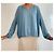 Autre Marque Muji T-shirt a maniche lunghe blu mélange - vista 13