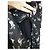 Autre Marque Maxikleid mit schwarzem Blumenprint Weiß - Ansicht 9