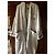 Hugo Boss White Cotton Hooded Bathrobe with Navy Trim Navy blue - view 9