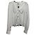 Autre Marque Blusa Pimkie de algodón blanca con cuello de broderie anglaise