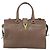 SAINT LAURENT Cavas chic Hand Bag Leather 2way Brown Gold 297957 Auth 183202A Marrone D'oro - vista 13