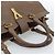SAINT LAURENT Cavas chic Hand Bag Leather 2way Brown Gold 297957 Auth 183202A Marrone D'oro - vista 7