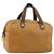 Borsa LOEWE Anagram in pelle marrone oro Auth 182145 D'oro