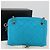 CHANEL Matelasse Chain Shoulder Bag Nylon Blue Gold CC Auth 181801SV D'oro - vista 12