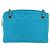 CHANEL Matelasse Chain Shoulder Bag Nylon Blue Gold CC Auth 181801SV D'oro - vista 13