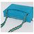 CHANEL Matelasse Chain Shoulder Bag Nylon Blue Gold CC Auth 181801SV D'oro - vista 7