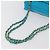 CHANEL Matelasse Chain Shoulder Bag Nylon Blue Gold CC Auth 181801SV D'oro - vista 8