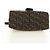 FENDI Zucca Canvas Mamma Baguette Borsa a Spalla Nero Marrone Auth 182589V - vista 5