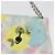 CHANEL Matelasse Chain Shoulder Bag Cotton Multicolor Silver CC Auth 182692SAV Argento Multicolore - vista 4