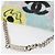 CHANEL Matelasse Chain Shoulder Bag Cotton Multicolor Silver CC Auth 182692SAV Argento Multicolore - vista 9