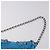 BALENCIAGA Borsa Mini Chain Lucagol in Pelle 2way Blu Argento 695814 Auth 183060M - vista 14