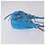 BALENCIAGA Borsa Mini Chain Lucagol in Pelle 2way Blu Argento 695814 Auth 183060M - vista 3