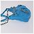 BALENCIAGA Borsa Mini Chain Lucagol in Pelle 2way Blu Argento 695814 Auth 183060M - vista 4