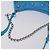 BALENCIAGA Borsa Mini Chain Lucagol in Pelle 2way Blu Argento 695814 Auth 183060M - vista 7
