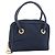 Céline Borsa a mano CELINE Circle Nylon Navy Gold Auth 183217 D'oro Blu navy
