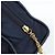 Céline Borsa a mano CELINE Circle Nylon Navy Gold Auth 183217 D'oro Blu navy - vista 10