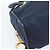 Céline Borsa a mano CELINE Circle Nylon Navy Gold Auth 183217 D'oro Blu navy - vista 14