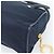 Céline Borsa a mano CELINE Circle Nylon Navy Gold Auth 183217 D'oro Blu navy - vista 15