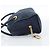 Céline Borsa a mano CELINE Circle Nylon Navy Gold Auth 183217 D'oro Blu navy - vista 3