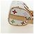 LOUIS VUITTON Portachiavi Micro Speedy Multicolor Bianco M03729 LV Auth 181949SAM - vista 4