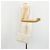 Céline Borsa a tracolla CELINE in pelle bianco oro autentica gh2134 D'oro - vista 26