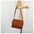 Borsa a tracolla Christian Dior in pelle marrone oro Auth 182105 D'oro - vista 20