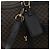 Céline Borsa Boston CELINE Macadam Canvas PVC Pelle 2way Nero Oro Auth 180526A D'oro - vista 11