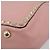 VALENTINO Rock Studs Tote Bag Leder Pink Gold Auth bs35382 Golden - Ansicht 15