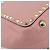 VALENTINO Rock Studs Tote Bag Leder Pink Gold Auth bs35382 Golden - Ansicht 16