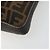 FENDI Zucca Canvas Celeria Shoulder Bag Black Brown Auth 182654A Marrone Nero - vista 9
