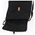 Bolsa de Ombro PRADA Nylon Preto Gold Auth 183882A Dourado - vista 10