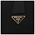 Bolsa de Ombro PRADA Nylon Preto Gold Auth 183882A Dourado - vista 17