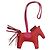 Hermès Charm HERMES Rodeo PM in pelle rosso Auth 184240M - vista 7