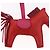 Hermès Charm HERMES Rodeo PM in pelle rosso Auth 184240M - vista 9