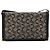 Céline Borsa a tracolla CELINE C Sulky Canvas Navy Gold Auth kk689 D'oro Blu navy - vista 2