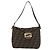 FENDI Zucca Canvas Mamma Baguette Borsa a Spalla Nero Marrone Oro Auth am11782V D'oro - vista 13