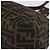 FENDI Zucca Canvas Mamma Baguette Borsa a Spalla Nero Marrone Oro Auth am11782V D'oro - vista 15
