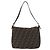 FENDI Zucca Canvas Mamma Baguette Borsa a Spalla Nero Marrone Oro Auth am11782V D'oro - vista 2