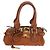 Chloé Borsa Mini Paddington Chloe in pelle marrone argento oro Autentica am11785SAM D'oro - vista 13